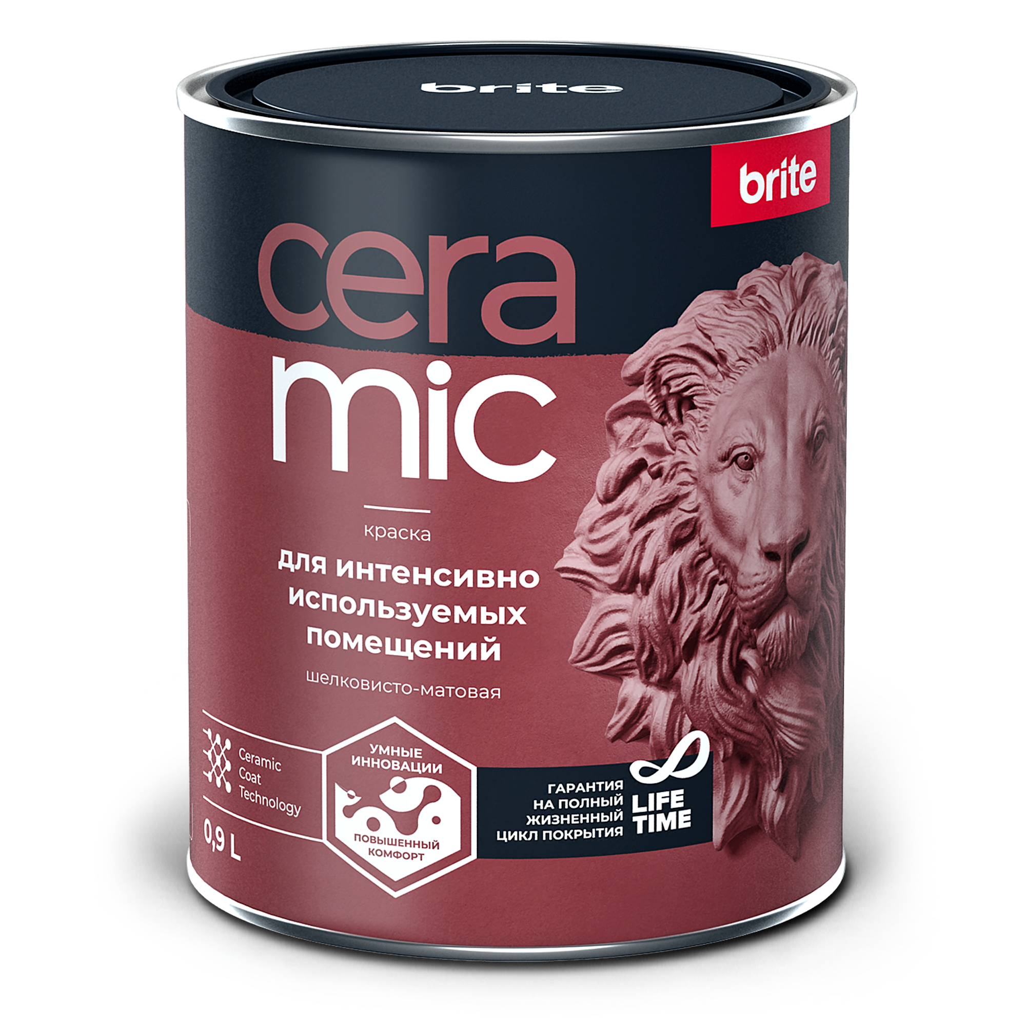 Краска Brite® Ceramic для интенсивно используемых помещений