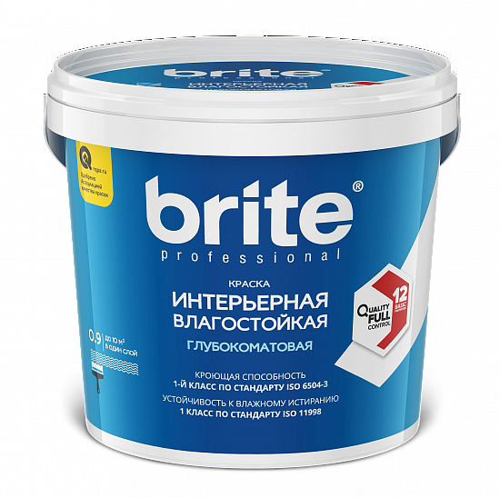 Краска Brite® Professional интерьерная влагостойкая